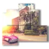 painting with photos of cuba images - version: 4 pannelli 83x78cm