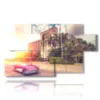 painting with photos of cuba images - version: 7 pannelli 157x90cm