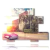 painting with photos of cuba images - version: 10 pannelli 171x127cm