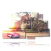 painting with photos of cuba images - version: 9 pannelli 173x103cm