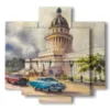 ville de tableaux cubains - version: 5 pannelli 89x85cm