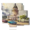 cuban paintings city - version: 6 pannelli 113x99cm