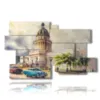 ville de tableaux cubains - version: 12 pannelli 190x119cm