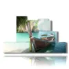quadro con foto spiagge di cuba - version: 7 pannelli 171x101cm