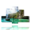 tableau avec photos plage de cuba - version: 6 pannelli 135x85cm