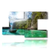 tableau avec photos plage de cuba - version: 8 pannelli 173x100cm