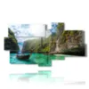 tableau avec photos plage de cuba - version: 8 pannelli 184x100cm