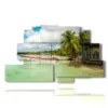 painting with beautiful photos of cuba - version: 9 pannelli 173x103cm