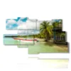 painting with beautiful photos of cuba - version: 9 pannelli 180x103cm