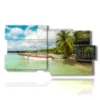 painting with beautiful photos of cuba - version: 10 pannelli 183x100cm