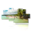 painting with beautiful photos of cuba - version: 8 pannelli 184x97cm