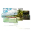 painting with beautiful photos of cuba - version: 8 pannelli 184x100cm