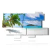painting with photos of the sea of cuba - version: 10 pannelli 190x110cm