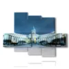 painting with photos of the city of st petersburg - version: 6 pannelli 135x96cm