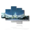 painting with photos of the city of st petersburg - version: 6 pannelli 146x94cm