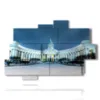 tableau avec photos de la ville de saint petersbourg - version: 10 pannelli 173x114cm