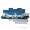 painting with photos of the city of st petersburg - version: 8 pannelli 184x97cm