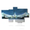 painting with photos of the city of st petersburg - version: 8 pannelli 185x109cm