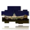 painting with photos saint petersburg monuments - version: 10 pannelli 176x115cm