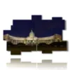 tableau avec photos des monuments de saint petersbourg - version: 11 pannelli 182x115cm