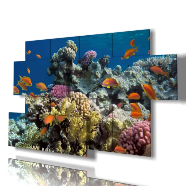 Impressions avec des poissons