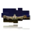 painting with photos saint petersburg monuments - version: 8 pannelli 184x100cm