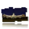 tableau avec photos des monuments de saint petersbourg - version: 11 pannelli 184x104cm