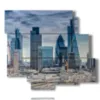bild londoner finanzdistrikt - version: 6 pannelli 113x99cm