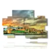 painting with photos morocco - version: 10 pannelli 176x115cm