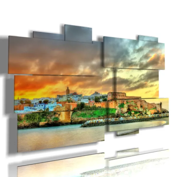 Paintings with photos of Morocco