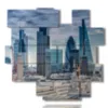 cuadro distrito financiero de londres - version: 14 pannelli 162x153cm