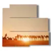 painting with photos morocco desert - version: 5 pannelli 102x93cm
