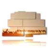 painting with photos morocco desert - version: 9 pannelli 173x103cm
