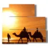 painting with beautiful images of morocco - version: 5 pannelli 102x93cm