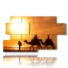 painting with beautiful images of morocco - version: 7 pannelli 157x90cm