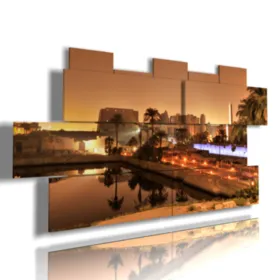 quadri egitto moderno al calar del sole