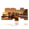 paintings modern egypt at sunset - version: 10 pannelli 207x106cm