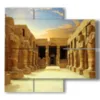tableau avec photos egypte - version: 4 pannelli 91x85cm
