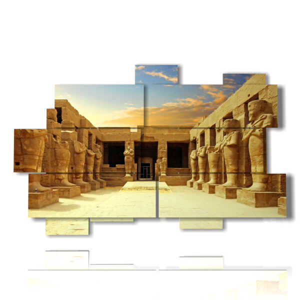 quadro con foto Egitto