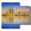 painting with photo city of dubai - version: 4 pannelli 91x85cm
