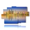 tableau avec photo ville de dubai - version: 9 pannelli 171x108cm