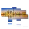 painting with photo city of dubai - version: 7 pannelli 184x102cm
