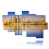caja con foto ciudad de dubai - version: 10 pannelli 186x115cm