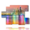 tableau avec photos de dubai - version: 6 pannelli 129x94cm
