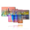 painting with photos of dubai - version: 7 pannelli 171x102cm