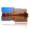quadri india taj mahal visto dal mare in un tramonto - version: 10 pannelli 183x100cm