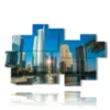 quadro con foto grattacieli di dubai - version: 9 pannelli 185x115cm