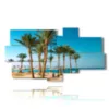 painting with photos egypt sea - version: 8 pannelli 184x100cm