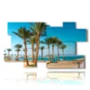 painting with photos egypt sea - version: 10 pannelli 186x105cm