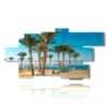 painting with photos egypt sea - version: 10 pannelli 212x111cm